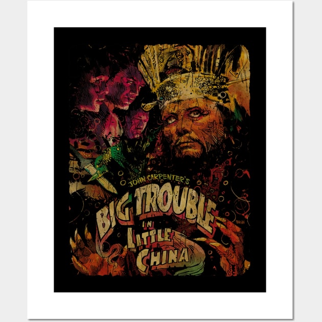 LO PAN BIG TROUBLE IN LITTLE CHINA Wall Art by garudabot77